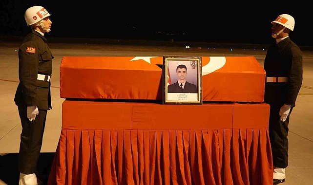 Şehit Açay'ın naaşı memleketine uğurlandı