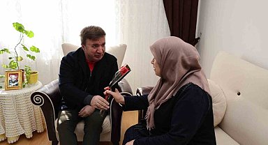 Şehit annesine 8 Mart ziyareti