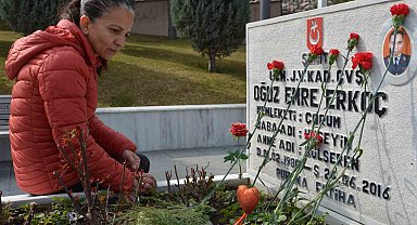 Şehit eşinden duygulandıran sözler: "Burası benim damsız evim"