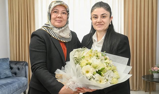 Şehit eşine vefa ziyareti