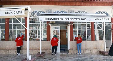 Şehzadeler Belediyesinden camilerde temizlik seferberliği