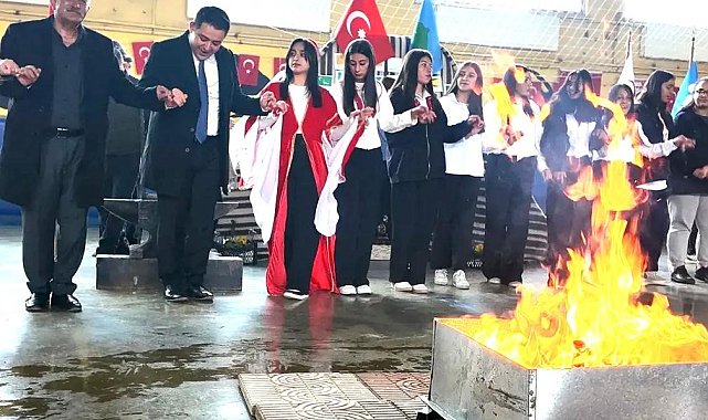 Şenkaya'da 'Türk dünyası ve toplulukları' haftası kutlandı