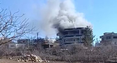 Siirt'te ev yangını