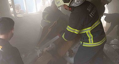 Siirt'te ev yangını