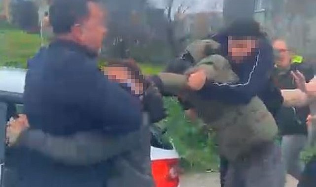 Silivri'de direksiyon sınavında komisyon üyesine saldıran baba ile oğlu yakalandı