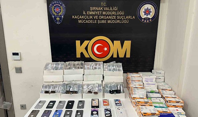 Şırnak'ta narkotik, kaçakçılık ve asayiş operasyonu: 1 tutuklama
