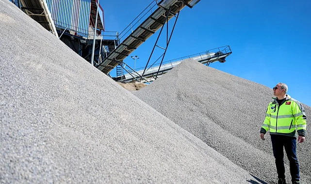 Sivas'ta Tecer Taş Kırma Tesisi yeni sezona başladı