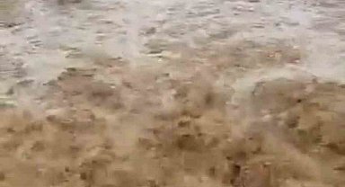 Siverek'te sağanak yağış sele neden oldu