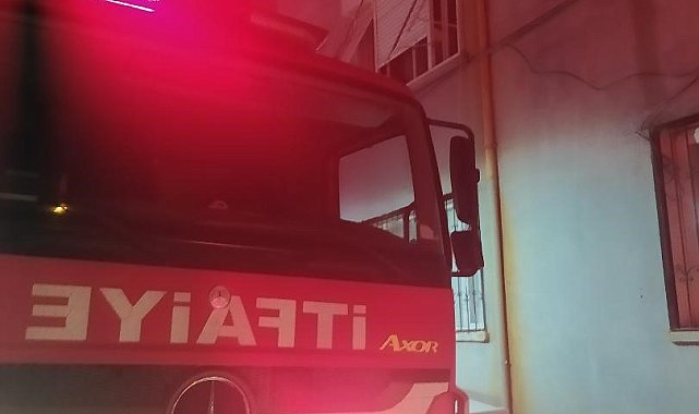 Söke'de gece yarısı mutfak yangını paniğe neden oldu