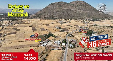 Talas'ın villa parseli fırsatında sona doğru