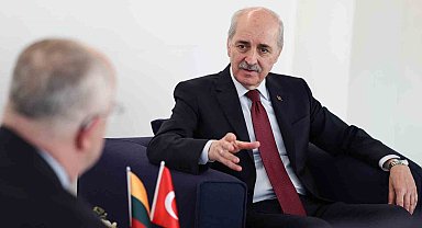TBMM Başkanı Kurtulmuş, Litvanyalı mevkidaşı Olekas ile görüştü