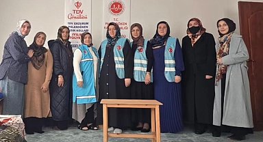 TDV Erzurum Kadın Kolları Ramazan'da aralıksız çalıştı