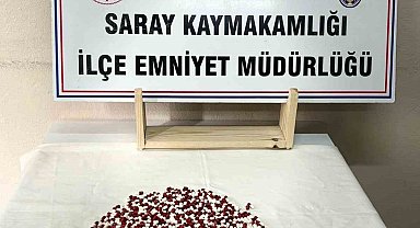 Tekirdağ'da 657 adet uyuşturucu hap ele geçirildi