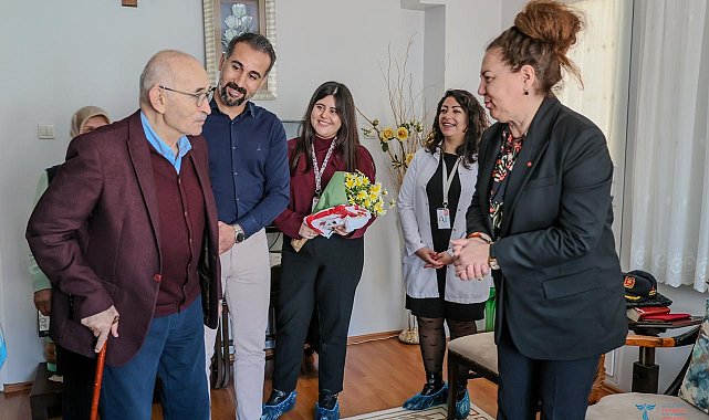 Tepecik Eğitim ve Araştırma Hastanesi'nden Kıbrıs gazisine vefa ziyareti