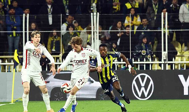 Trendyol Süper Lig: Fenerbahçe: 1 - Samsunspor: 1