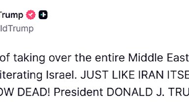 Trump: "İran'ın kendisi gibi, Orta Doğu'daki planları da öldü"