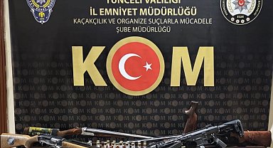 Tunceli'de ruhsatsız silah operasyonu: 6 şüpheli yakalandı