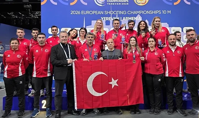 Türk Milli Tabanca Atış Takımı Avrupa'dan 3 madalya ile döndü