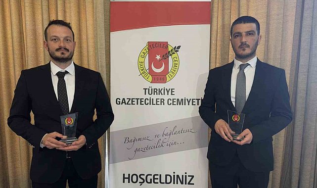 Türkiye Gazeteciler Cemiyeti'nden İHA'ya ödül