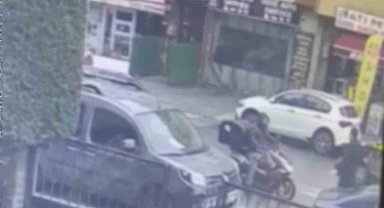 Ümraniye'de park halindeki motosikleti çalan şahıs seyir halinde yakalandı