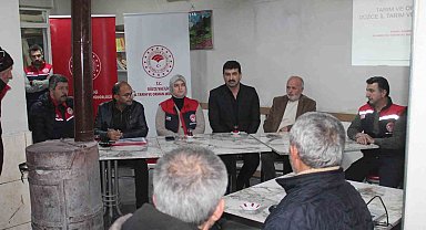 Üreticilere sulama ve kırsal kalkınma destekleri anlatıldı