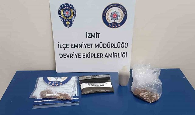 Üst aramasında narkotik madde ele geçirildi