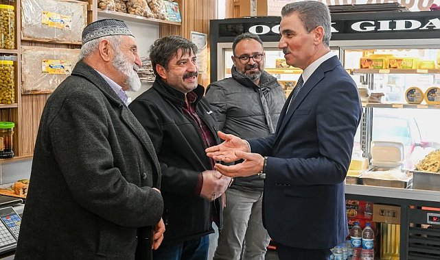 Vali Abuş esnafı dinledi