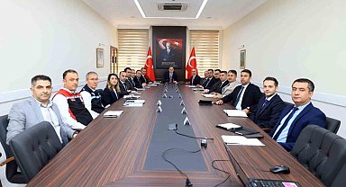 Vali Akbıyık başkanlığında 'Tarımda doğal afet kaynaklı' zararlar değerlendirildi