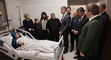 Vali Aydoğdu'dan hastalara ziyaret
