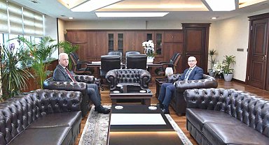 Vali Gül, Başsavcı Mehmet Beşir Güven'i ziyaret etti