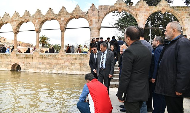 Vali Şıldak Balıklıgöl'de incelemelerde bulundu