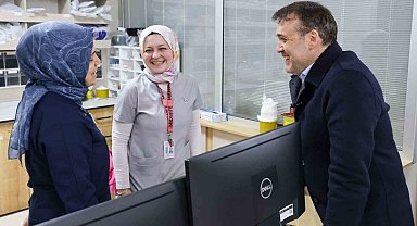 Vali Sözer Ramazan Bayramı'nın son günü hastane ve huzurevi ziyaretinde bulundu
