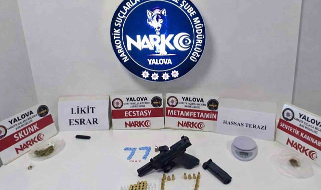 Yalova'da uyuşturucu operasyonunda 4 tutuklama