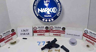 Yalova'da uyuşturucu operasyonunda 4 tutuklama