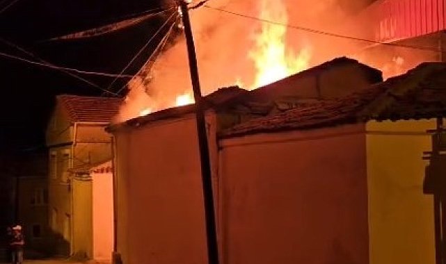 Yatağan'daki yangında yaşlı çift hayatını kaybetti