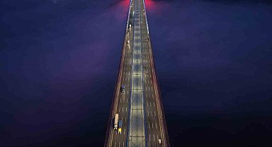 Yavuz Sultan Selim Köprüsü'nde sis manzarası mest etti