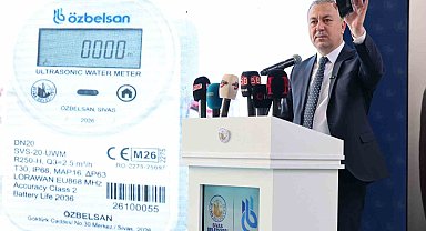 Yerli ve milli imkanlarla üretilen akıllı su sayaçları tanıtıldı