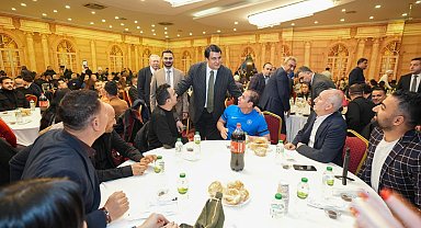 Yılmaz, amatör sporcularla iftar sofrasında buluştu