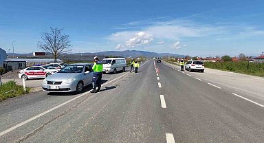 201 araç trafikten men edildi