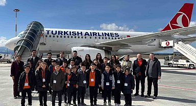 'Minik kanatlar'ın havalimanı heyecanı