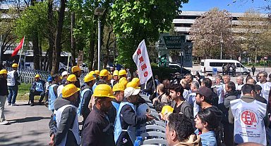 5 aydır maaş alamayan maden işçilerinin açlık grevi eylemi 6. gününde devam ediyor