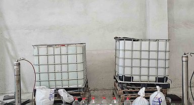 Adana'da sahte alkol operasyonu: 1 ton etil alkol ele geçirildi