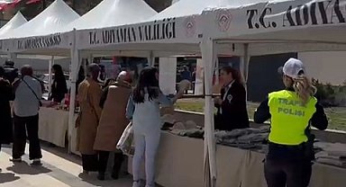 Adıyaman'da Polis Eşleri Derneği kermesine yoğun ilgi