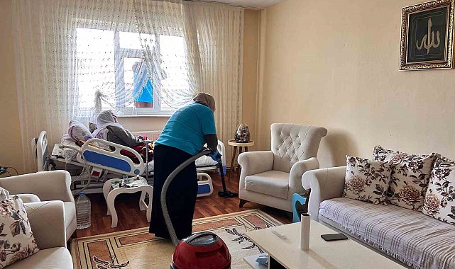 Ağrı'da "Vefa Projesi" kapsamında bin 58 vatandaşa evde temizlik hizmeti