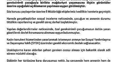 Aile ve Sosyal Hizmetler Bakanlığı: "Özel gereksinimli çocuğumuzun devlet korumasına alınması uygun bulunmuştur"
