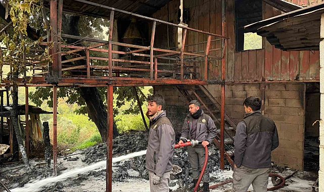 Alanya'da müstakil ev yangını korkuttu