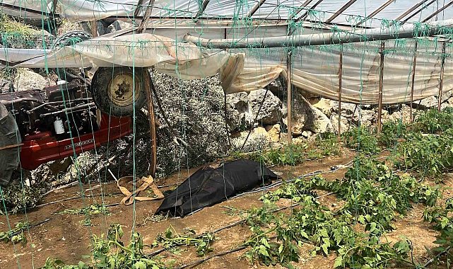 Alanya'da traktör sürücüsünün cenazesi yakınlarına teslim edildi