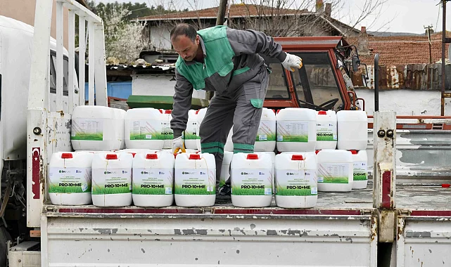 Ankara'da üreticiye yüzde 50 hibeli sıvı gübre desteği