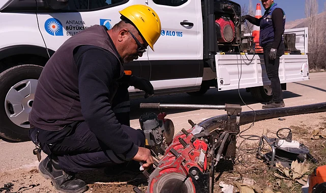 Antalya Büyükşehir'den Elmalı'ya içme suyu yatırımı