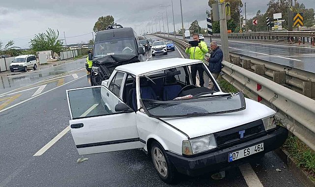 Antalya'da intihar teşebbüsü gibi kaza güvenlik kamerasında